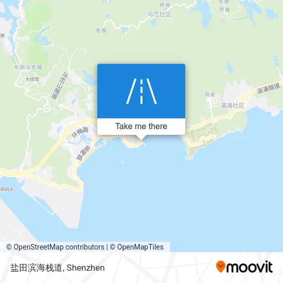 盐田滨海栈道 map