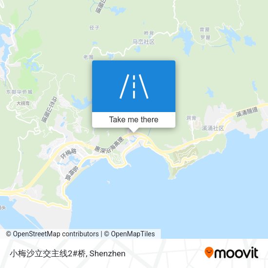 小梅沙立交主线2#桥 map