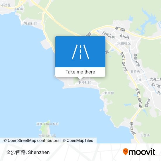 金沙西路 map