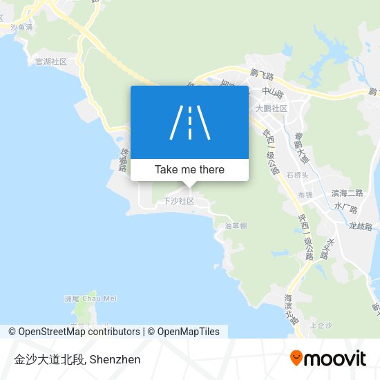 金沙大道北段 map