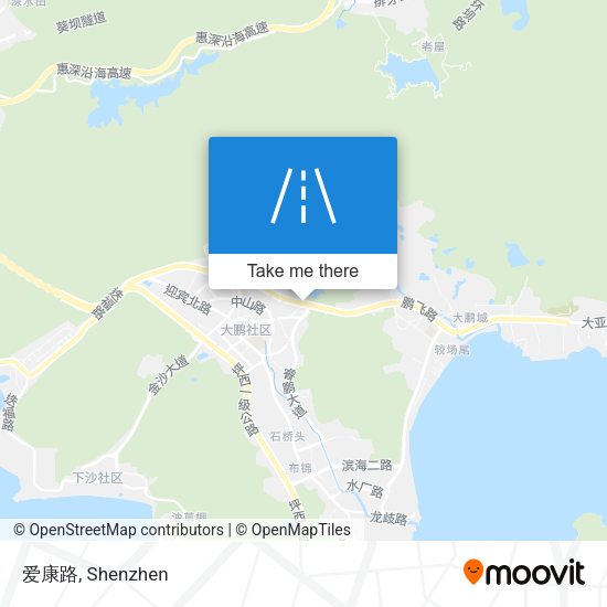 爱康路 map