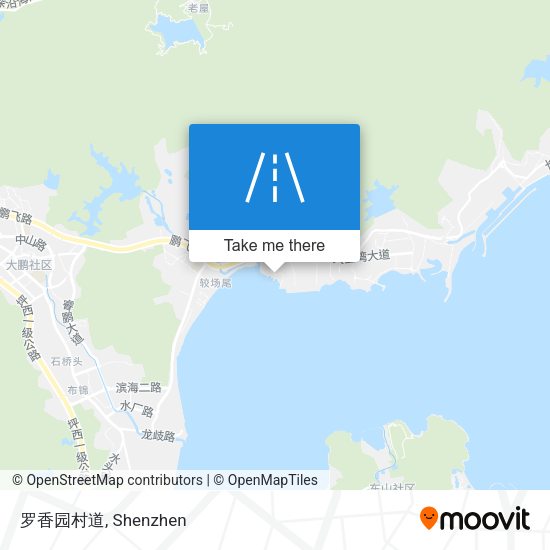 罗香园村道 map