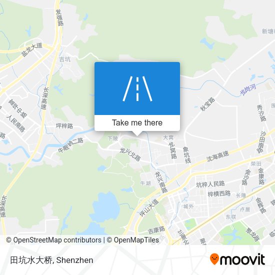 田坑水大桥 map