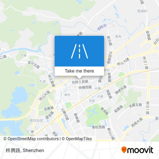梓腾路 map