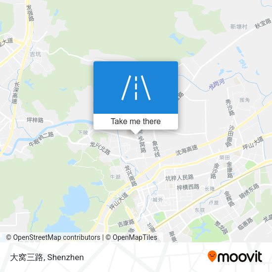 大窝三路 map