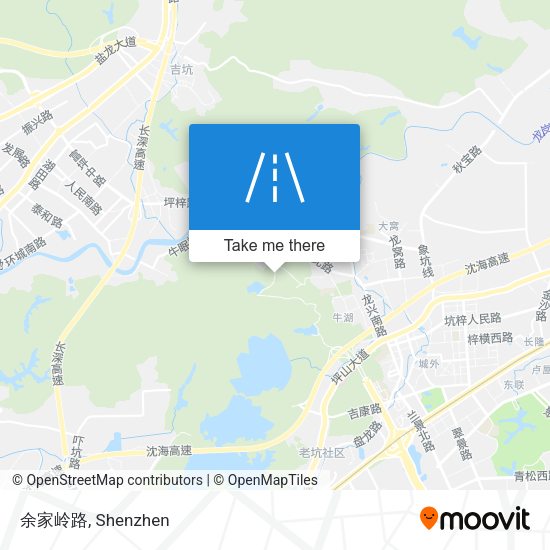 余家岭路 map