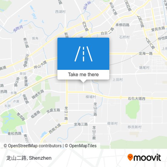 龙山二路 map