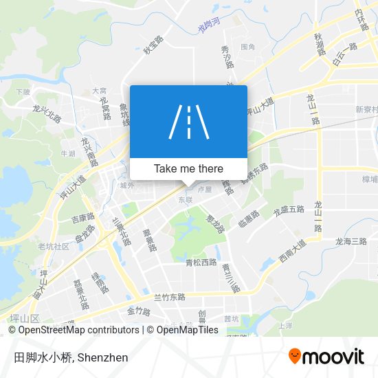 田脚水小桥 map