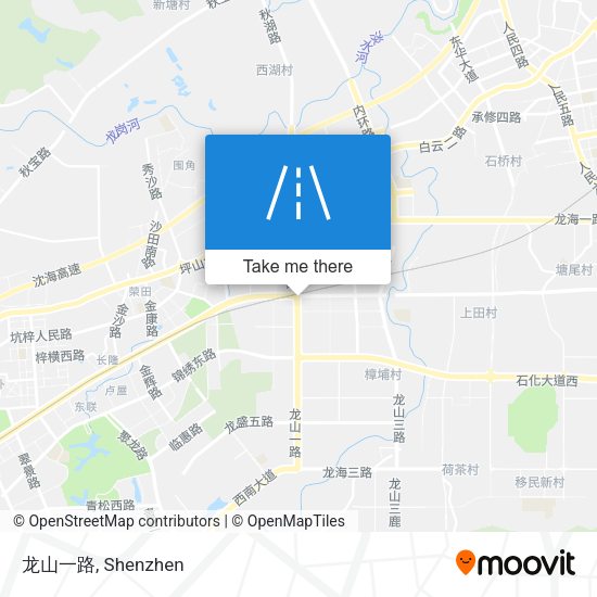 龙山一路 map