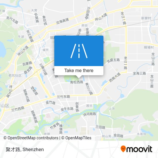 聚才路 map