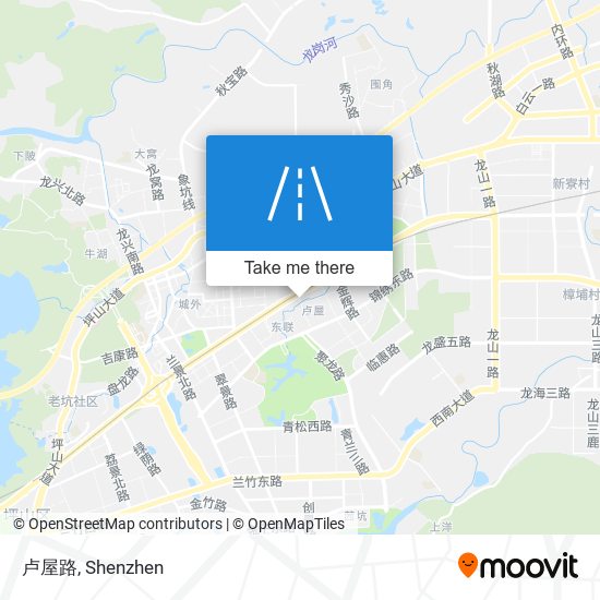 卢屋路 map