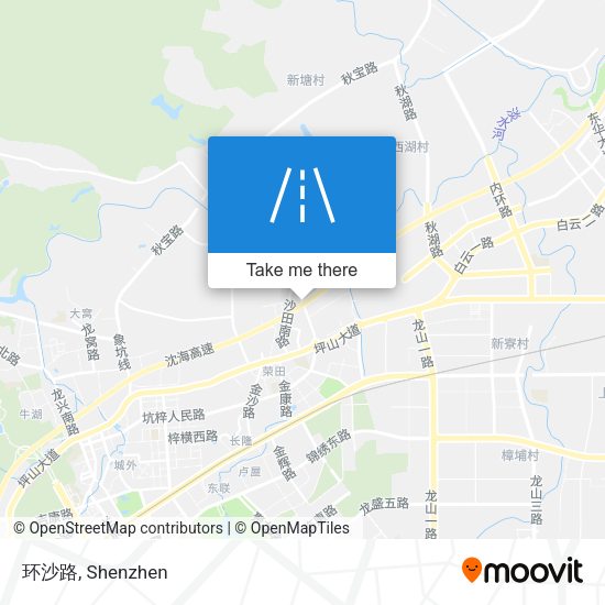 环沙路 map