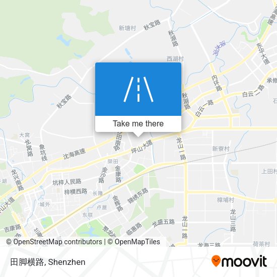 田脚横路 map