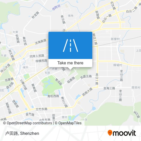 卢田路 map