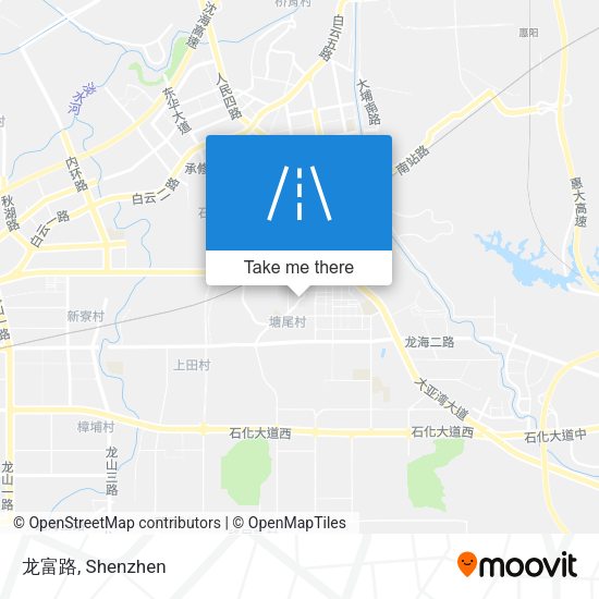 龙富路 map