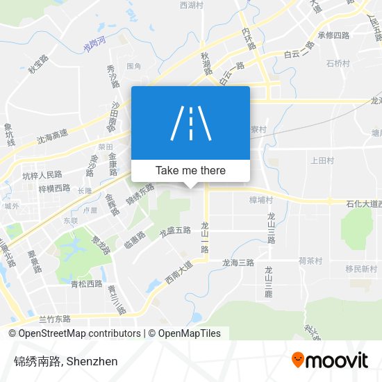 锦绣南路 map