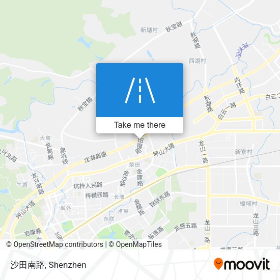 沙田南路 map