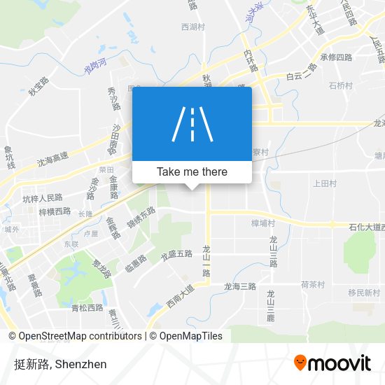 挺新路 map