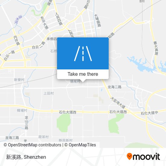 新溪路 map