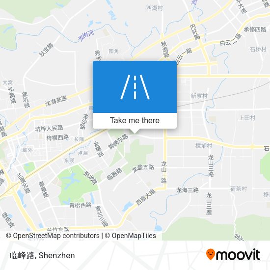 临峰路 map