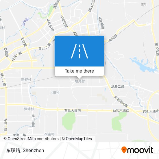 东联路 map
