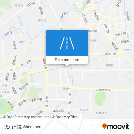 龙山三路 map