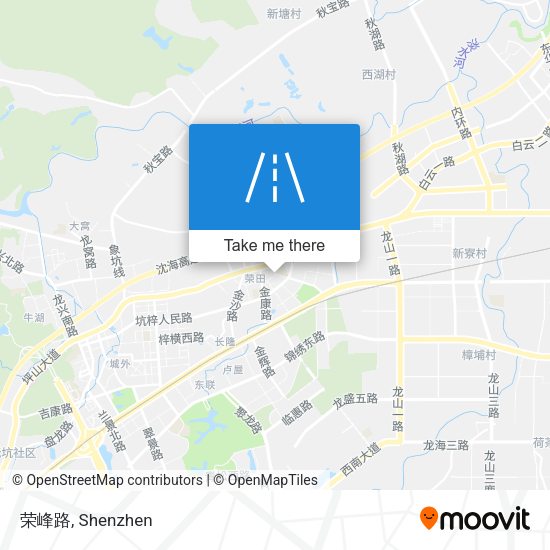 荣峰路 map