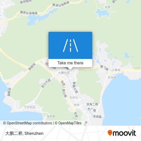 大鹏二桥 map