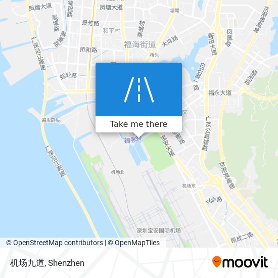 机场九道 map