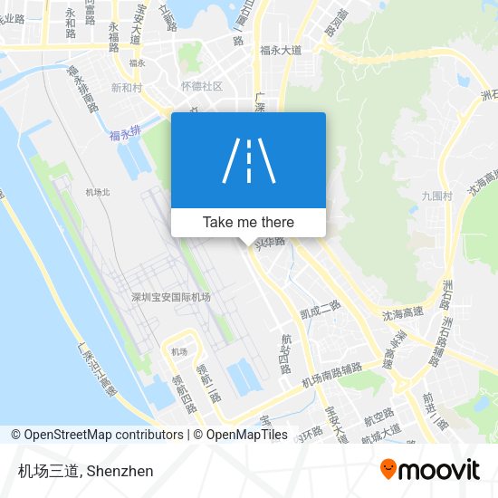 机场三道 map