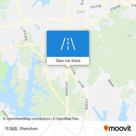 市场路 map