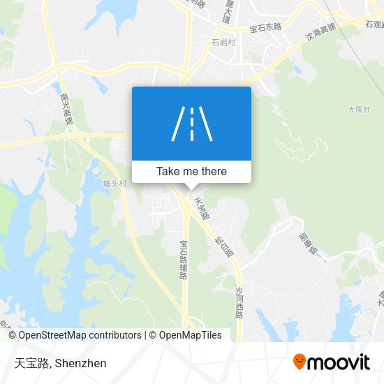 天宝路 map