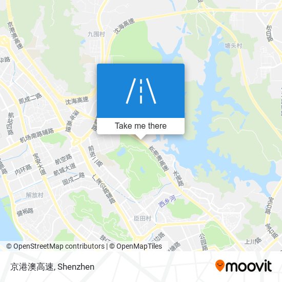 京港澳高速 map