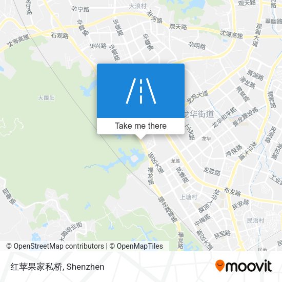 红苹果家私桥 map