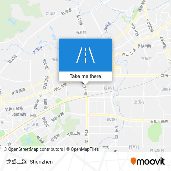 龙盛二路 map
