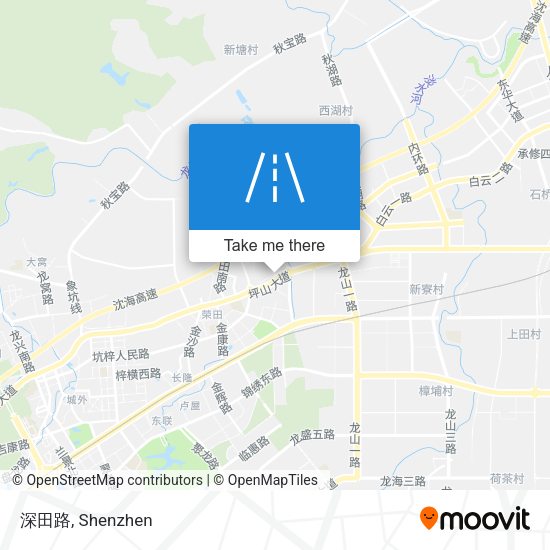 深田路 map