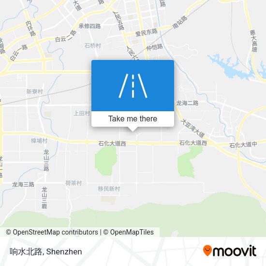 响水北路 map