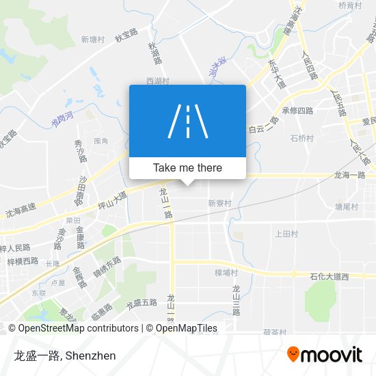 龙盛一路 map