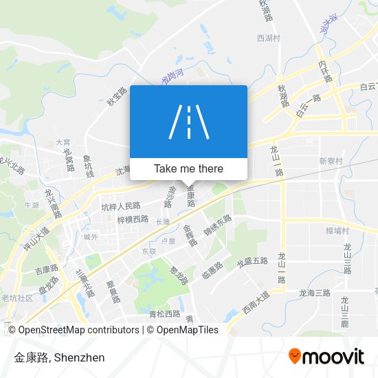 金康路 map
