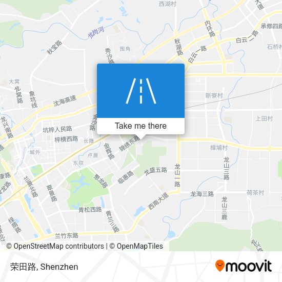 荣田路 map