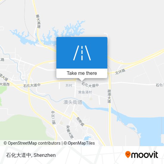 石化大道中 map