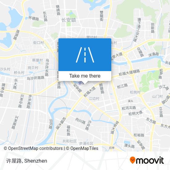 许屋路 map