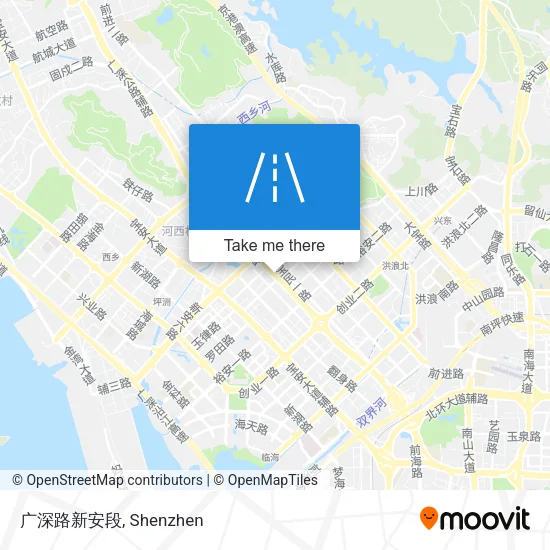 广深路新安段 map