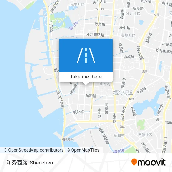 和秀西路 map