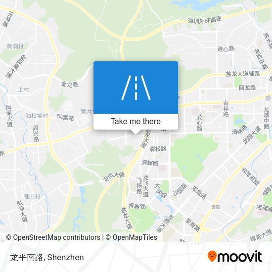 龙平南路 map