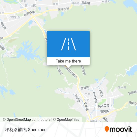 坪葵路辅路 map