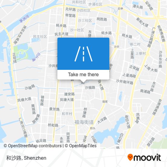 和沙路 map