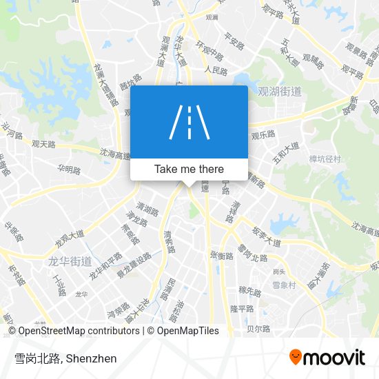 雪岗北路 map
