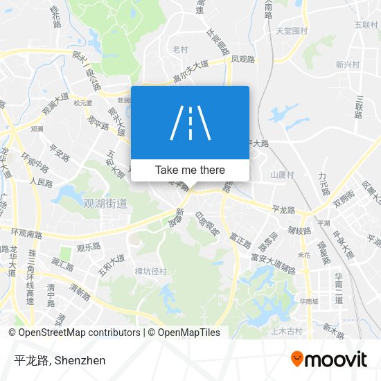 平龙路 map