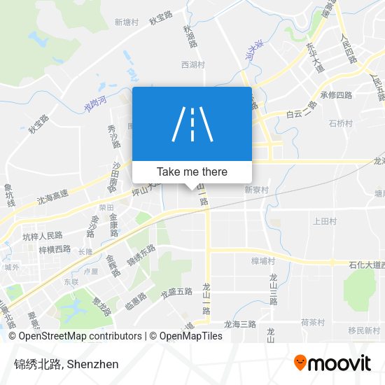 锦绣北路 map